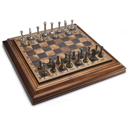 AMEROUS Wooden Chess Set, 14"