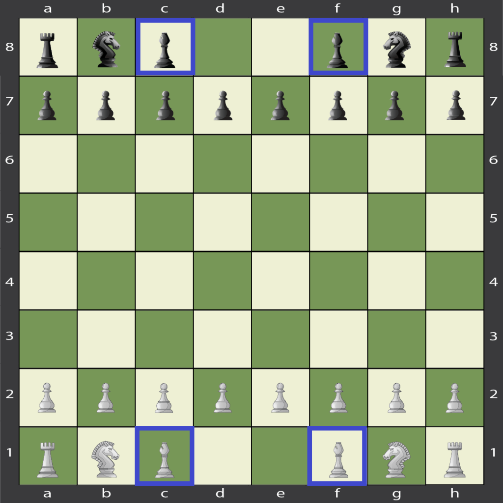 Bishop Chess Piece Starting Positions in Chess