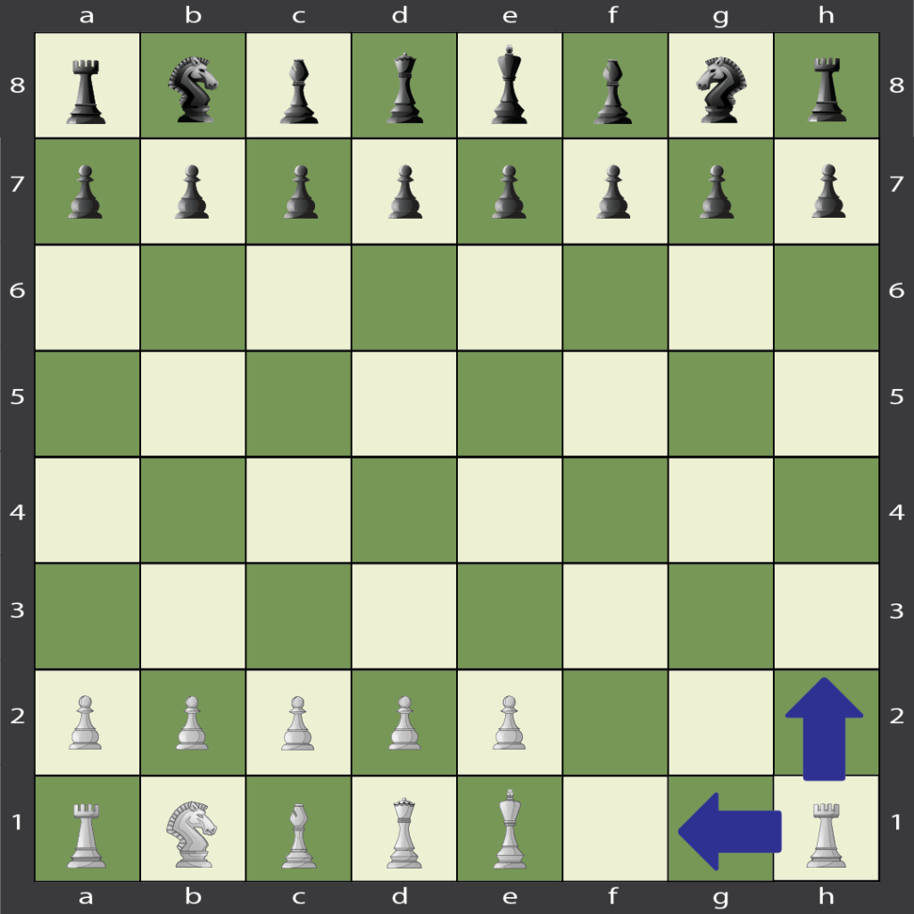 rook directional moving in chess