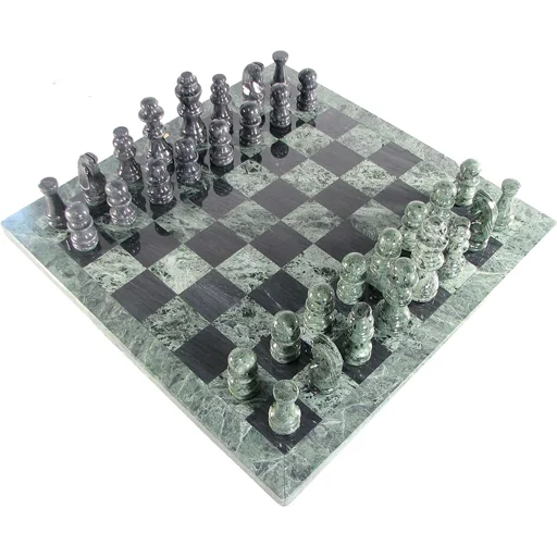 CHH Imports Marble Chess Set, 16"