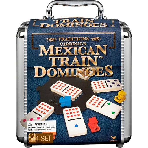 Spin Master Mexican Train Dominoes Set Tile Board Game
