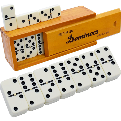 Queensell Dominoes Double Six Set