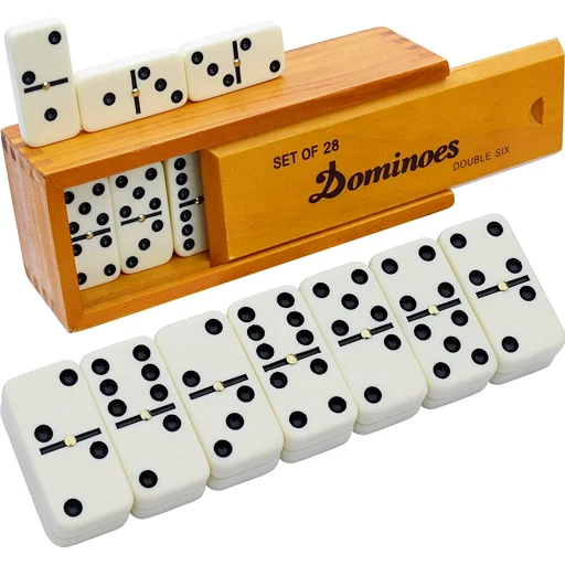 Queensell Dominoes Double Six Set